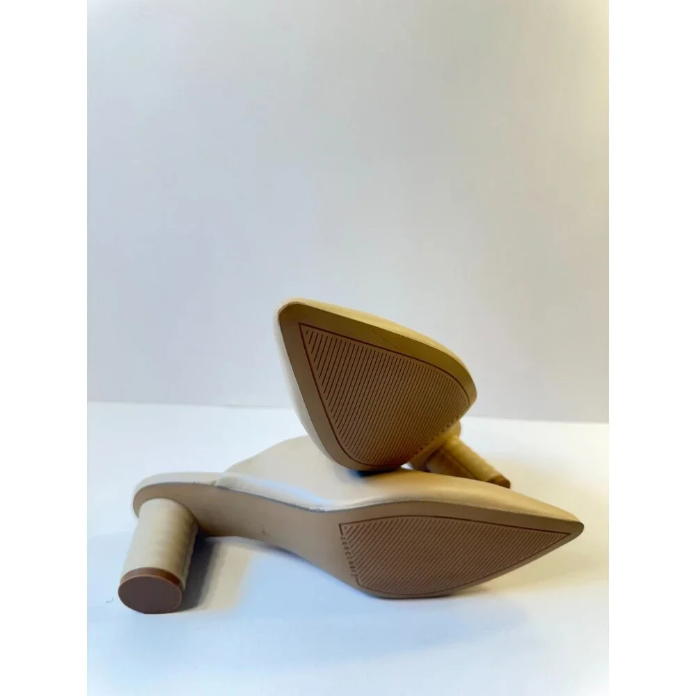 Santuary Womens Heels Tan Mule Block Heel US 11